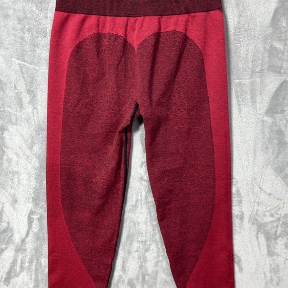 Victoria's Secret Pink Women's Medium Red Seamless Tight Active Leggings - Picture 12 of 13